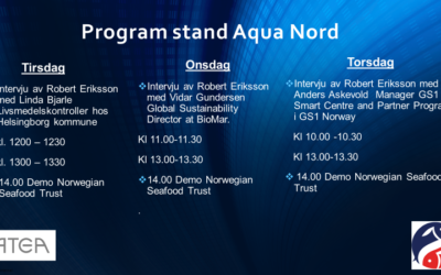 Vårt program på Aqua Nor.